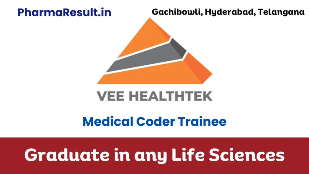 Vee Healthtek Fresher Hiring for Medical Coder