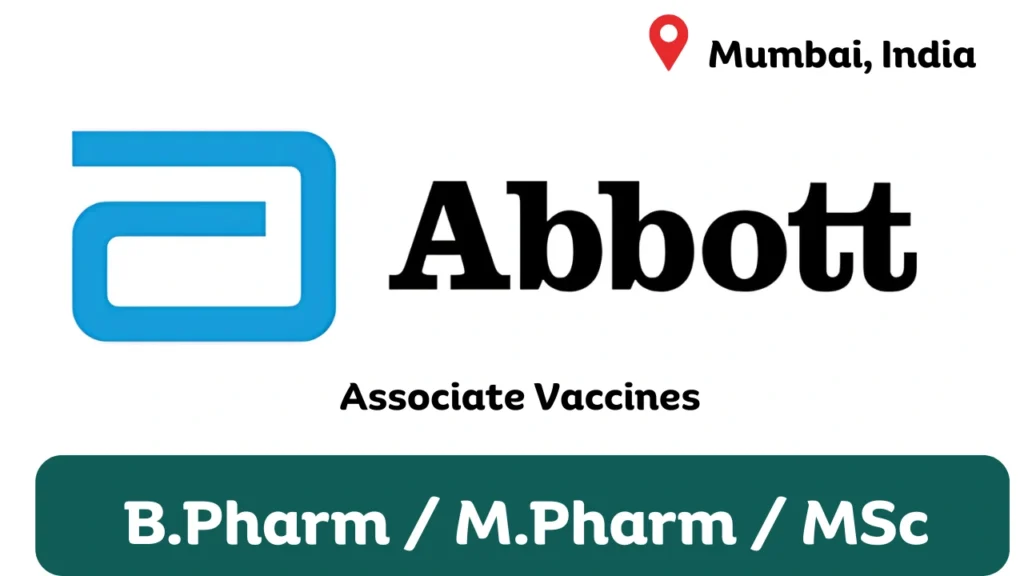 Abbott Hiring for Associate Vaccines