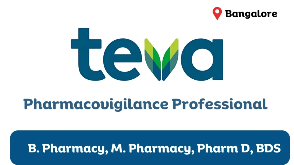 Teva Pharmaceuticals Hiring Pharmacovigilance