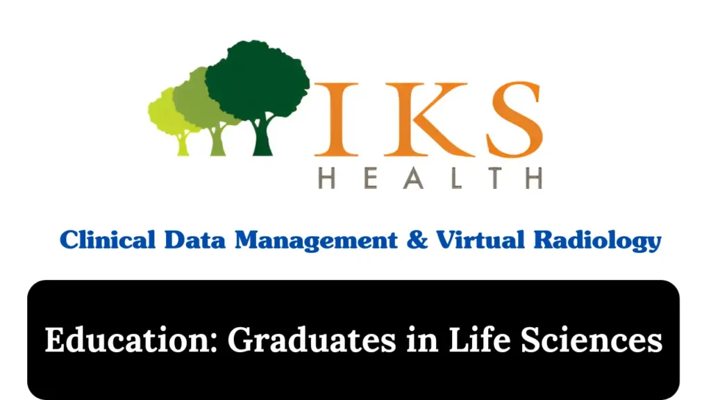 IKS Health Fresher Hiring for Clinical Data