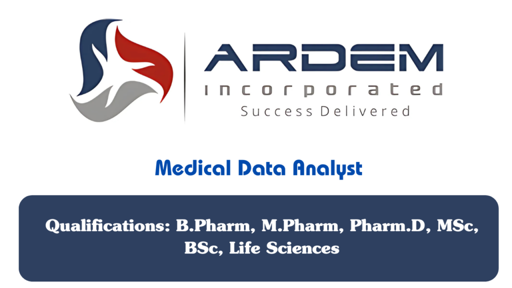 ARDEM Hiring for Medical Data Analyst