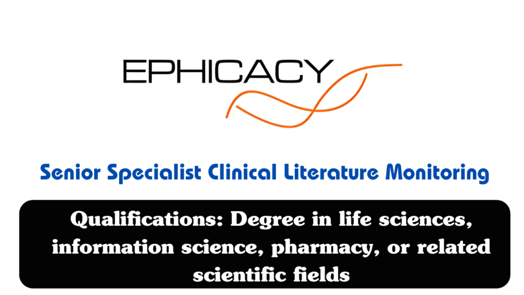 Ephicacy Hiring for Senior Specialist Clinical