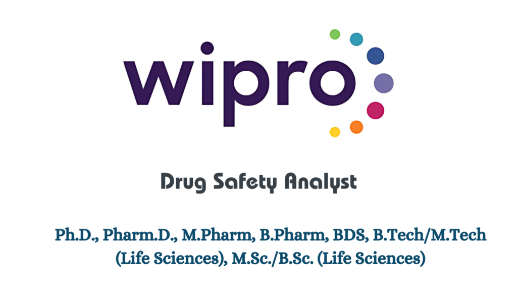 Wipro Hiring for Drug Safety Analyst in Pune