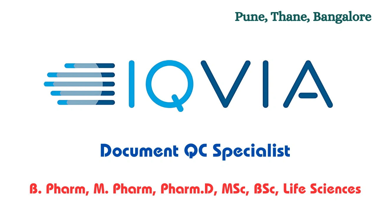IQVIA Hiring for Document QC Specialist