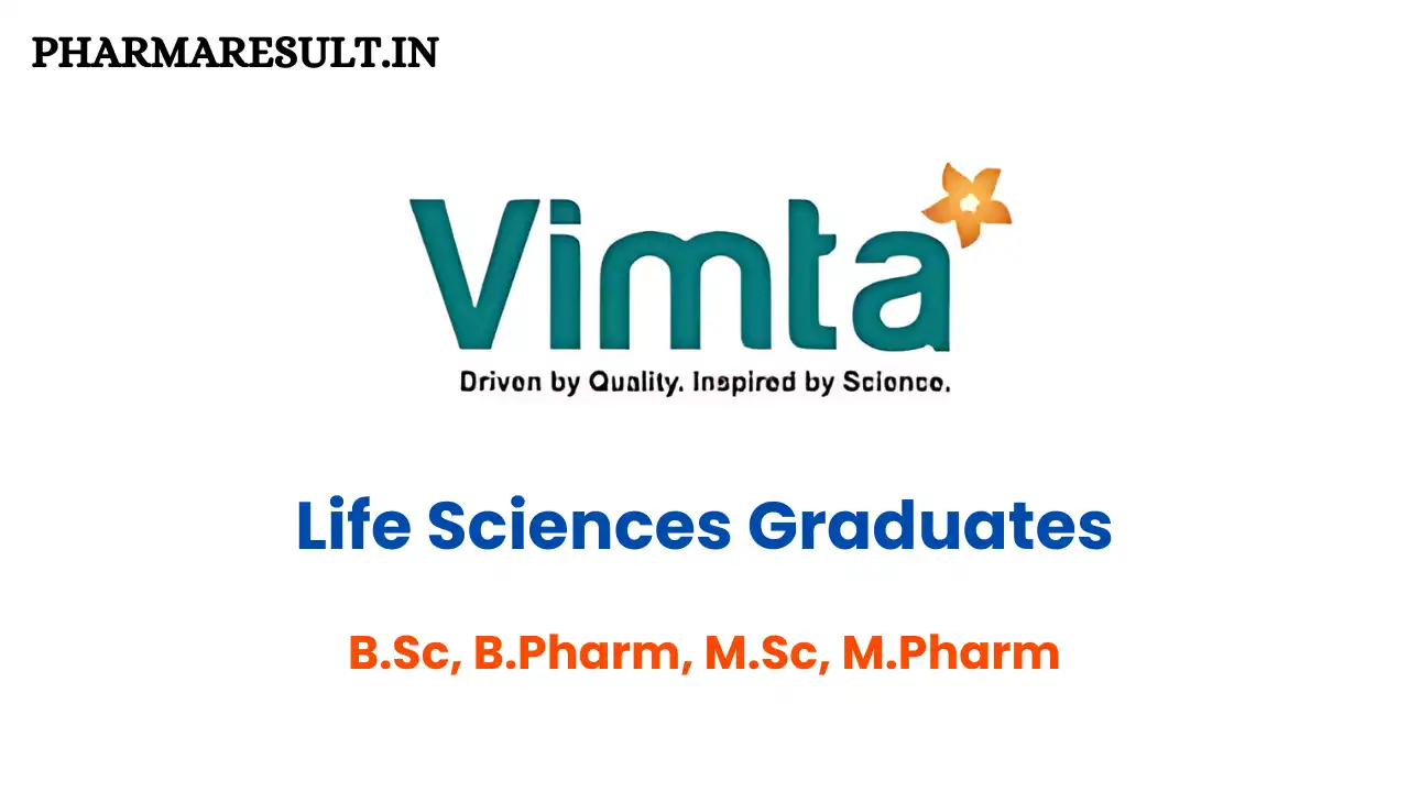 Vimta Hiring Freshers