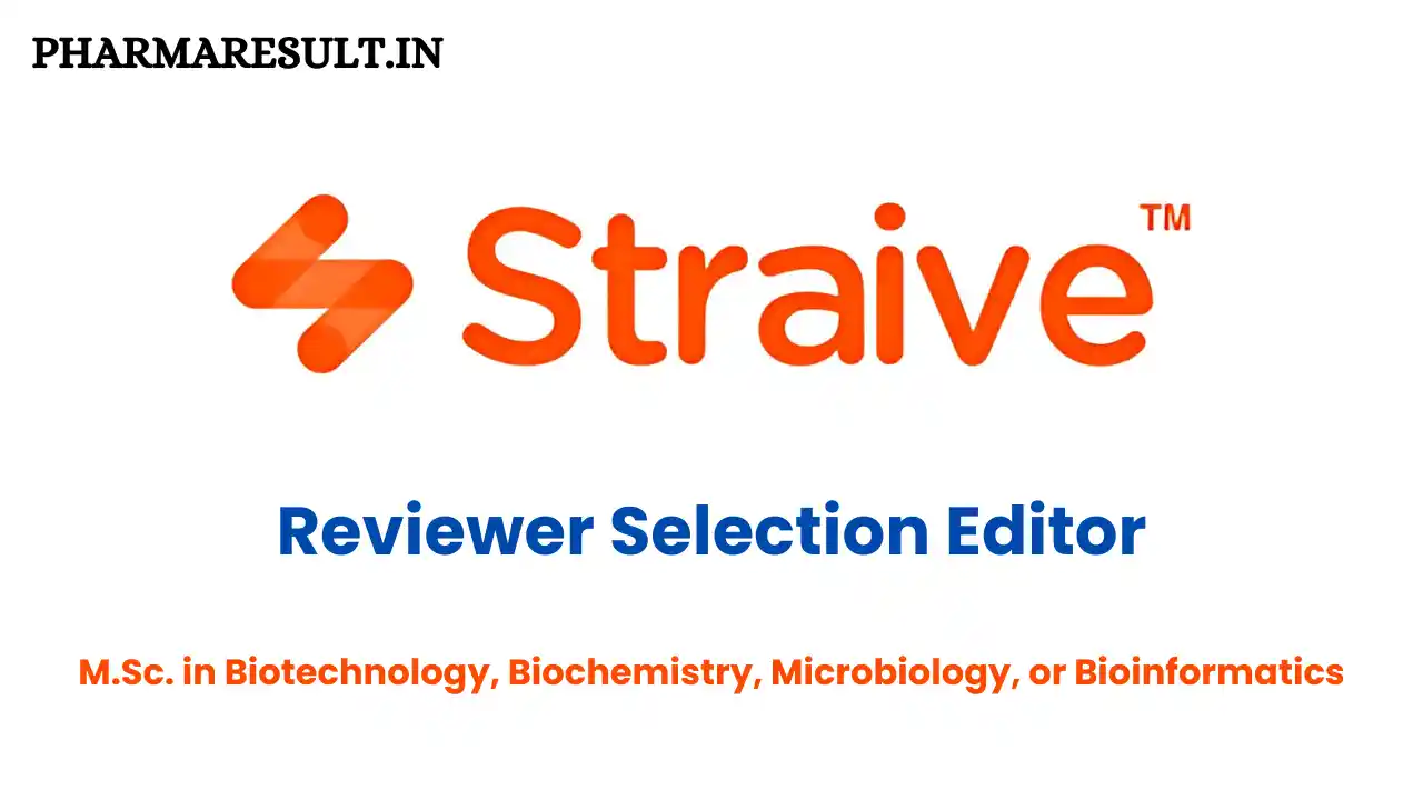 Straive Hiring Reviewer Selection Editor