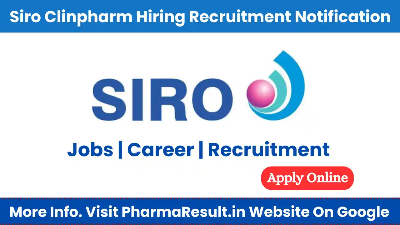 Siro Clinpharm Hiring Medical Writing