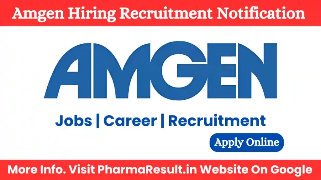 Amgen Hiring Global Regulatory Affairs