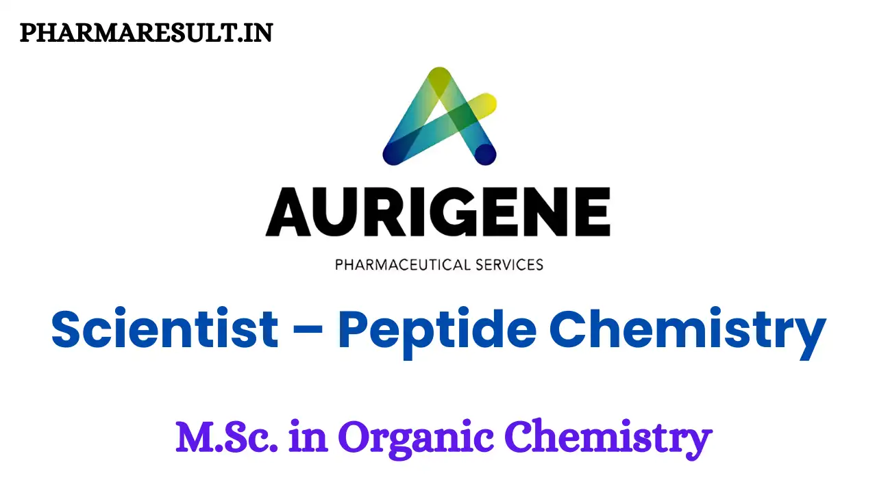 Aurigene Pharmaceutical Hiring Scientist