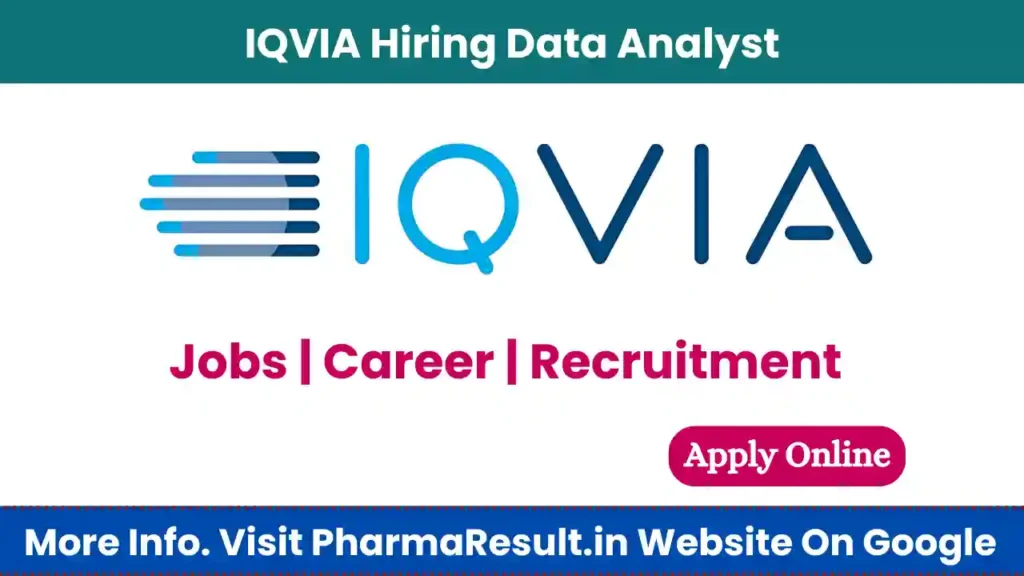 IQVIA Hiring Data Analyst