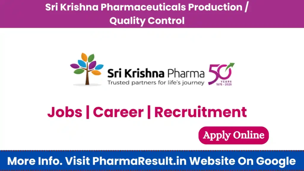 Sri Krishna Pharmaceuticals Production / Quality Control