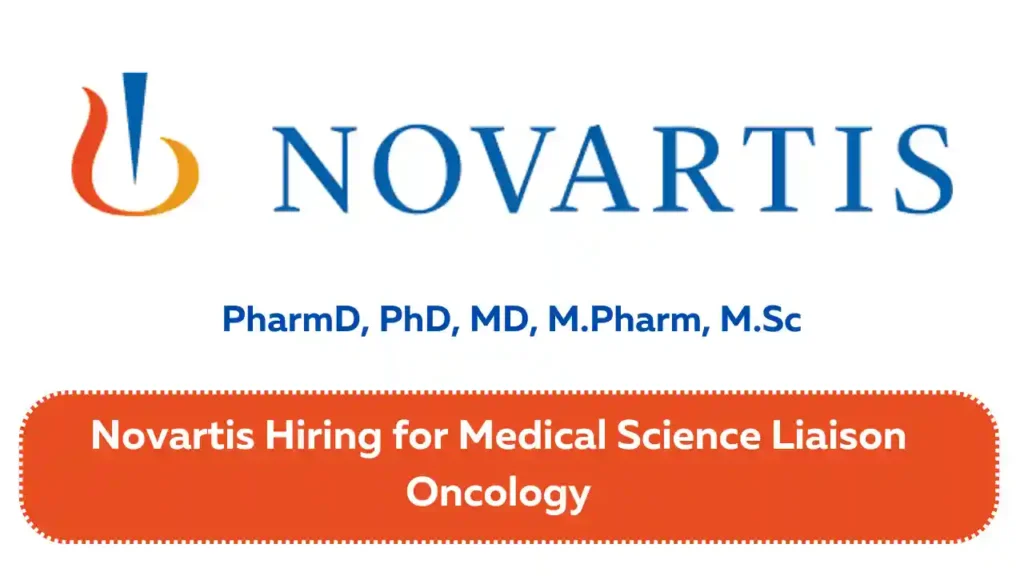 Novartis Hiring for Medical Science Liaison