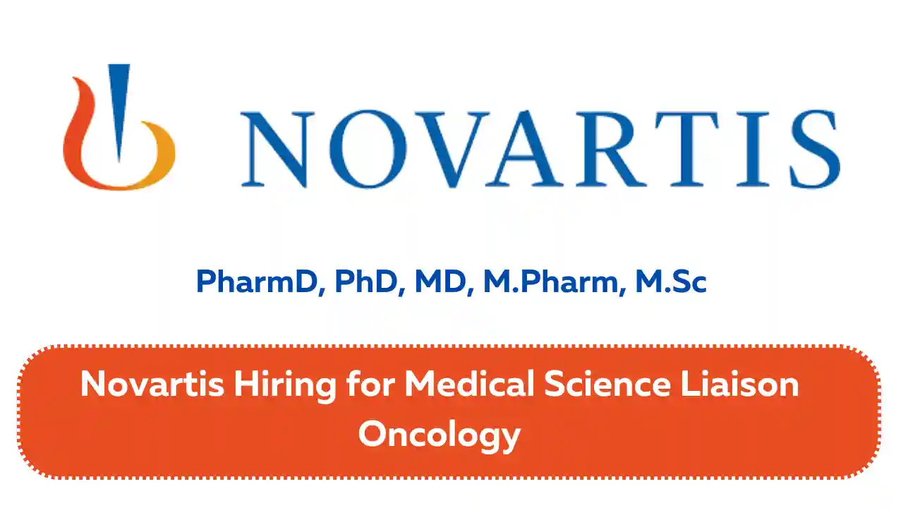 Novartis Hiring for Medical Science Liaison