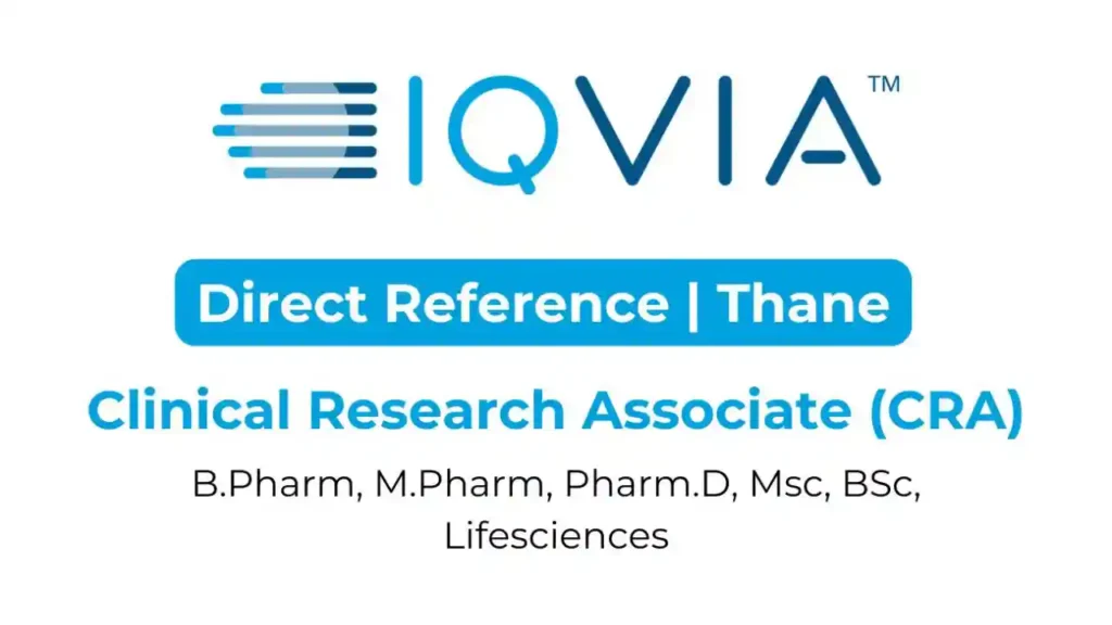 IQVIA Hiring for Clinical Research Associate
