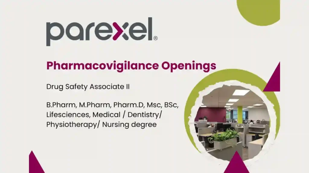 Parexel Icon Hiring for Drug Safety Associate II