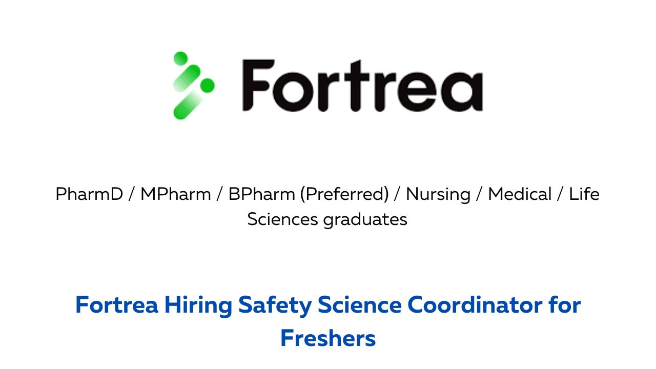 Fortrea Hiring Safety Science Coordinator